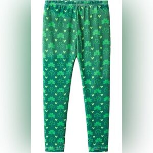 Girl’s St. Patrick’s Day Shamrock Leggings